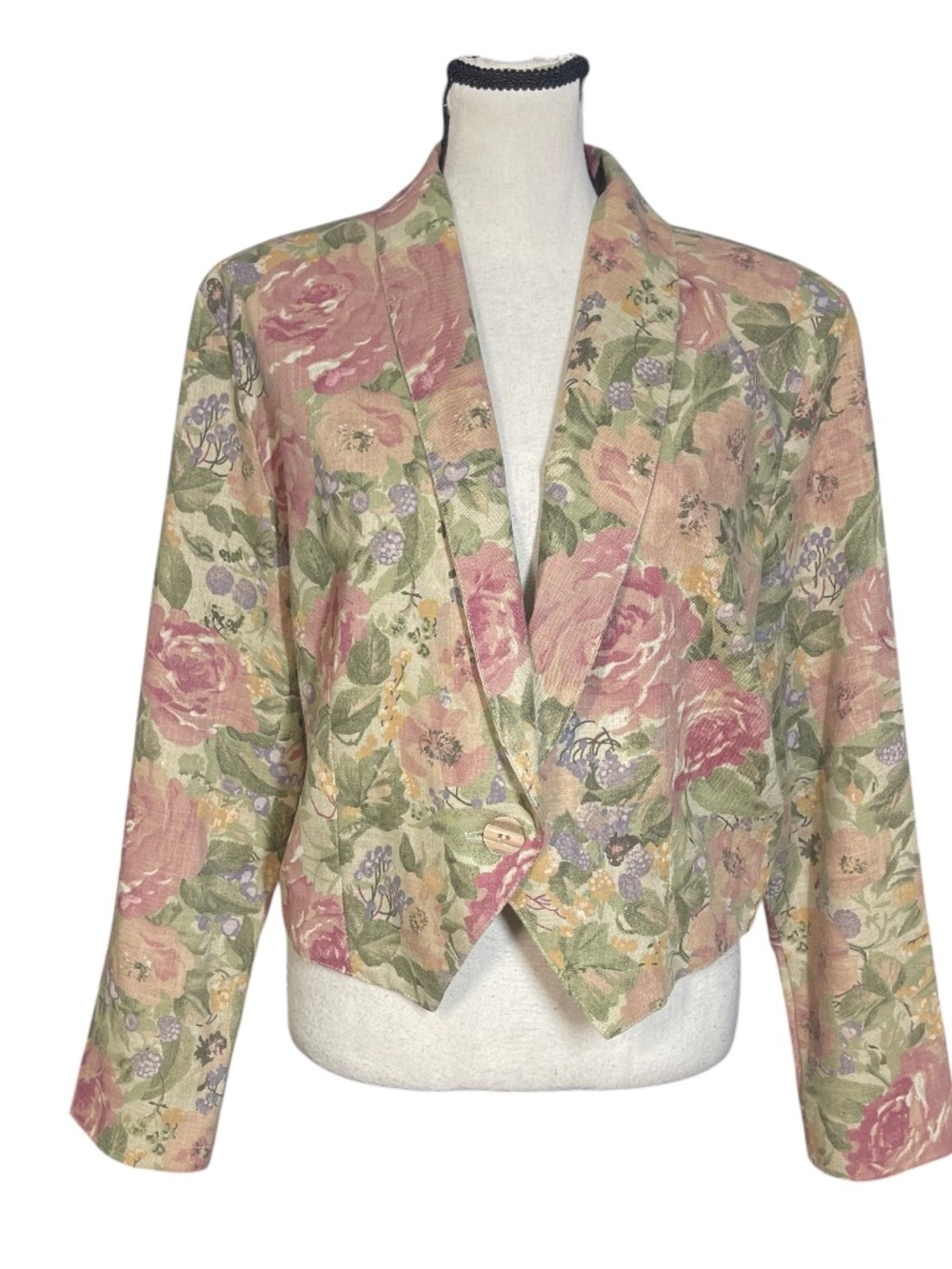 CrossThreads Floral Blazer